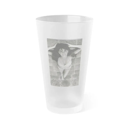 Victoria Vetri #147 (Vintage Female Icon) Frosted Pint Glass 16oz 16oz Frosted - Go Mug Yourself