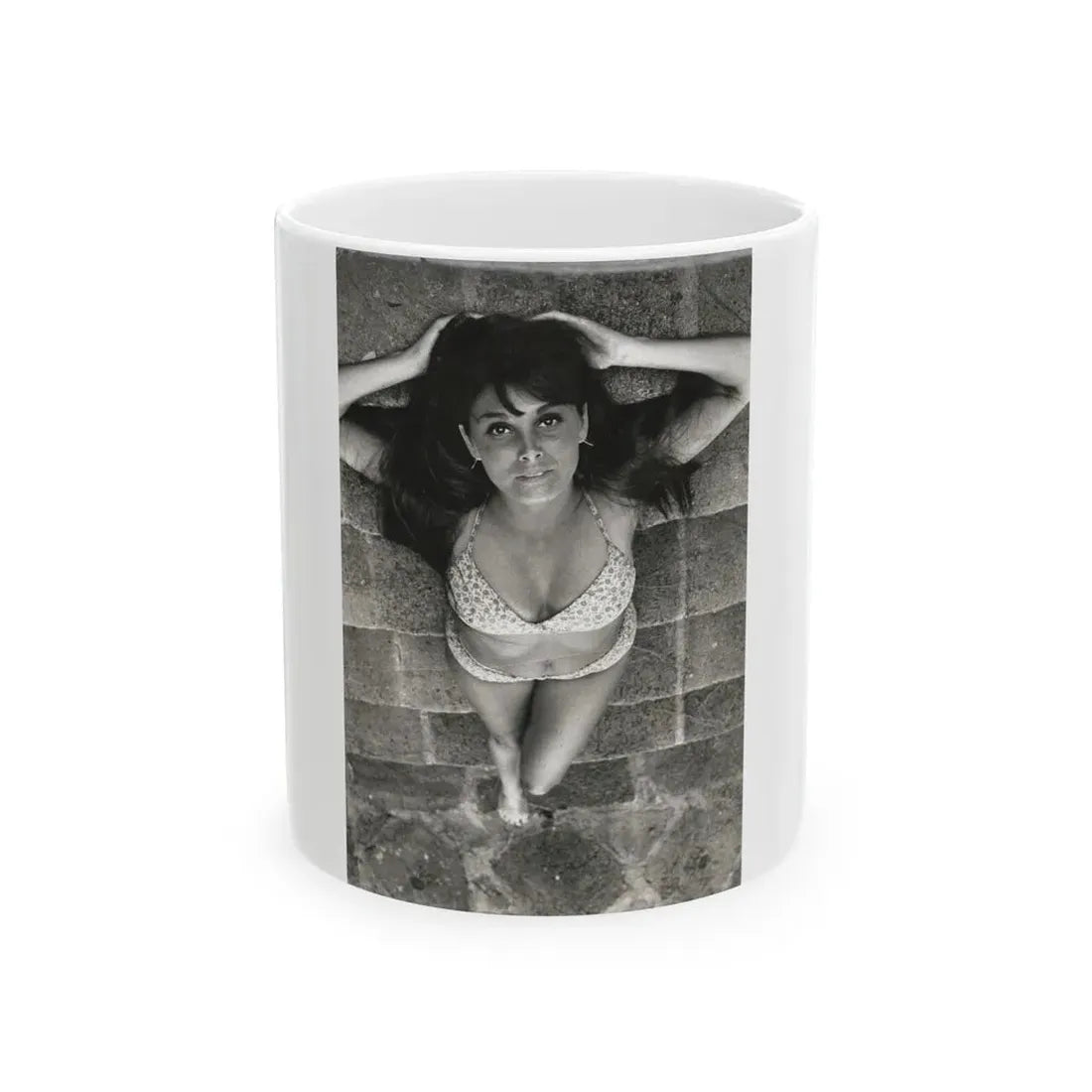 Victoria Vetri #147 (Vintage Female Icon) White Coffee Mug 11oz - Go Mug Yourself