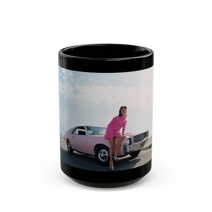 Victoria Vetri #148 (Vintage Female Icon) Black Coffee Mug-15oz-Go Mug Yourself
