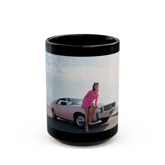 Victoria Vetri #148 (Vintage Female Icon) Black Coffee Mug-15oz-Go Mug Yourself