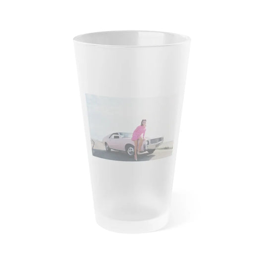 Victoria Vetri #148 (Vintage Female Icon) Frosted Pint Glass 16oz-16oz-Frosted-Go Mug Yourself