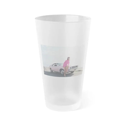 Victoria Vetri #148 (Vintage Female Icon) Frosted Pint Glass 16oz 16oz Frosted - Go Mug Yourself