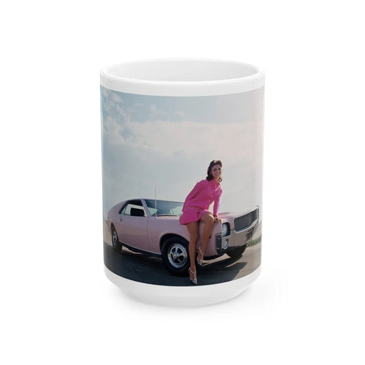 Victoria Vetri #148 (Vintage Female Icon) White Coffee Mug-15oz-Go Mug Yourself