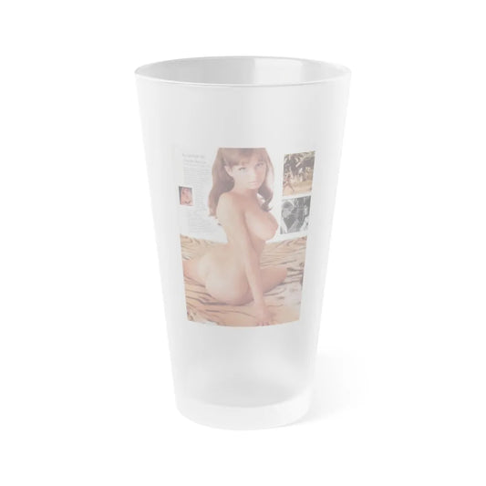 Victoria Vetri #150 (Vintage Female Icon) Frosted Pint Glass 16oz-16oz-Frosted-Go Mug Yourself