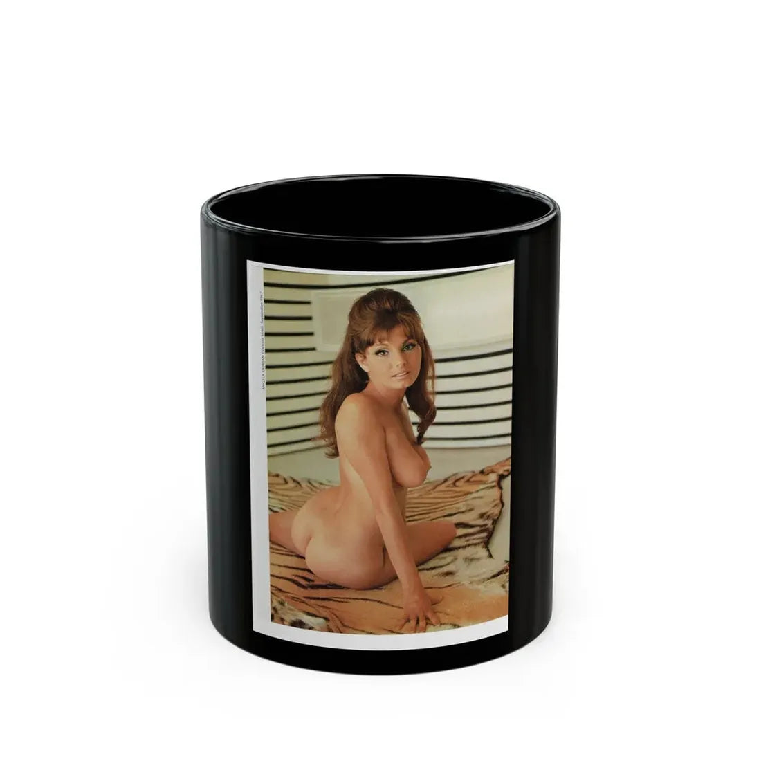 Victoria Vetri #152 (Vintage Female Icon) Black Coffee Mug 11oz - Go Mug Yourself