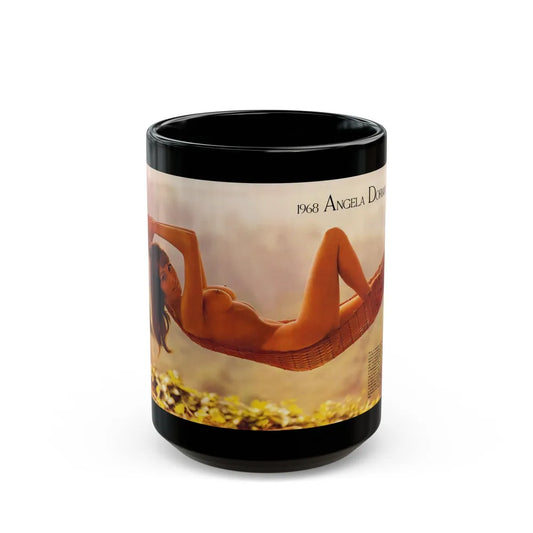 Victoria Vetri #153 (Vintage Female Icon) Black Coffee Mug-15oz-Go Mug Yourself