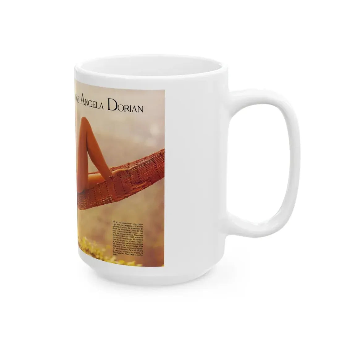 Victoria Vetri #153 (Vintage Female Icon) White Coffee Mug - Go Mug Yourself