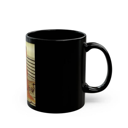 Victoria Vetri #154 (Vintage Female Icon) Black Coffee Mug-Go Mug Yourself