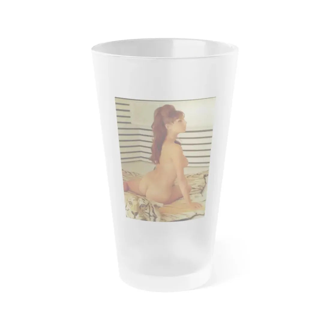Victoria Vetri #154 (Vintage Female Icon) Frosted Pint Glass 16oz 16oz Frosted - Go Mug Yourself