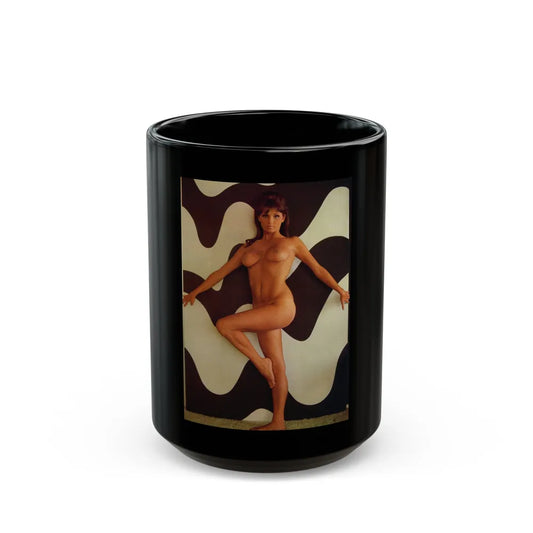 Victoria Vetri #155 (Vintage Female Icon) Black Coffee Mug-15oz-Go Mug Yourself