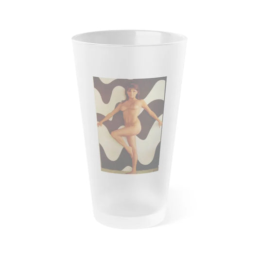 Victoria Vetri #155 (Vintage Female Icon) Frosted Pint Glass 16oz-16oz-Frosted-Go Mug Yourself
