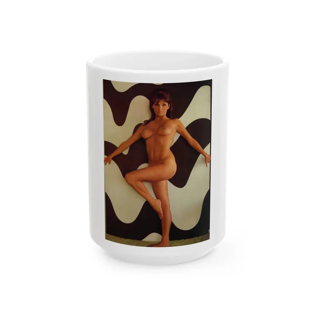 Victoria Vetri #155 (Vintage Female Icon) White Coffee Mug 15oz - Go Mug Yourself