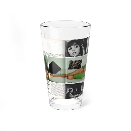 Victoria Vetri #158 - Victoria as Angela Dorian from Playboy Spread in September 1967 (Vintage Female Icon) Pint Glass 16oz 16oz - Go Mug Yourself