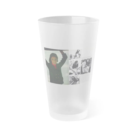 Victoria Vetri #159 - Victoria as Angela Dorian from Playboy Spread in September 1967 (Vintage Female Icon) Frosted Pint Glass 16oz-16oz-Frosted-Go Mug Yourself