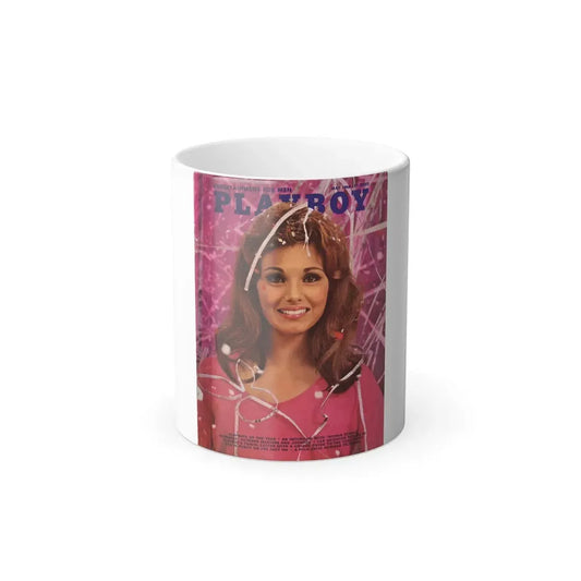 Victoria Vetri #160 - Victoria as Angela Dorian from Playboy Spread in May 1968 (Vintage Female Icon) Color Changing Mug 11oz 11oz - Go Mug Yourself