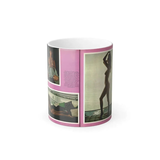 Victoria Vetri #162 - Victoria as Angela Dorian from Playboy Spread in May 1968 (Vintage Female Icon) Color Changing Mug 11oz 11oz - Go Mug Yourself