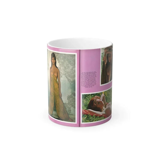 Victoria Vetri #163 - Victoria as Angela Dorian from Playboy Spread in May 1968 (Vintage Female Icon) Color Changing Mug 11oz 11oz - Go Mug Yourself