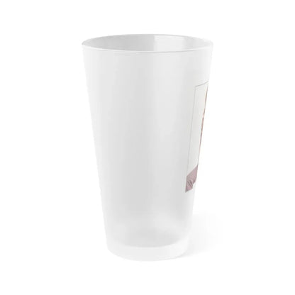 Victoria Vetri #29 (Vintage Female Icon) Frosted Pint Glass 16oz - Go Mug Yourself