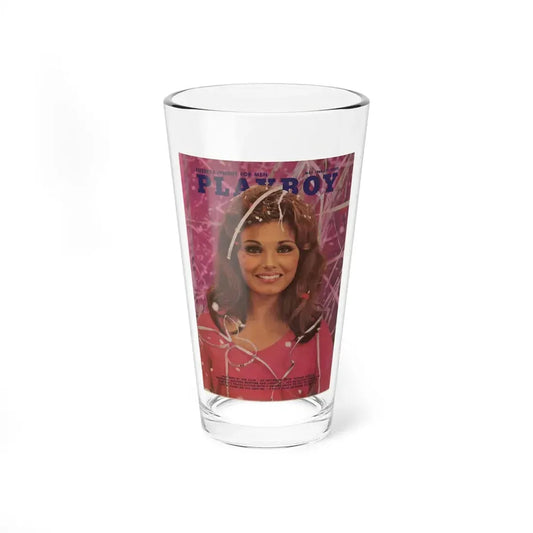 Victoria Vetri #46 - Playboy Mag. May '68 - Victoria on Cover in Color (Vintage Female Icon) Pint Glass 16oz 16oz - Go Mug Yourself