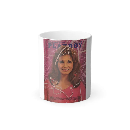 Victoria Vetri #46 - Playboy Mag. May '68 - Victoria on Cover in Color (Vintage Female Icons) Color Changing Mug 11oz-Go Mug Yourself