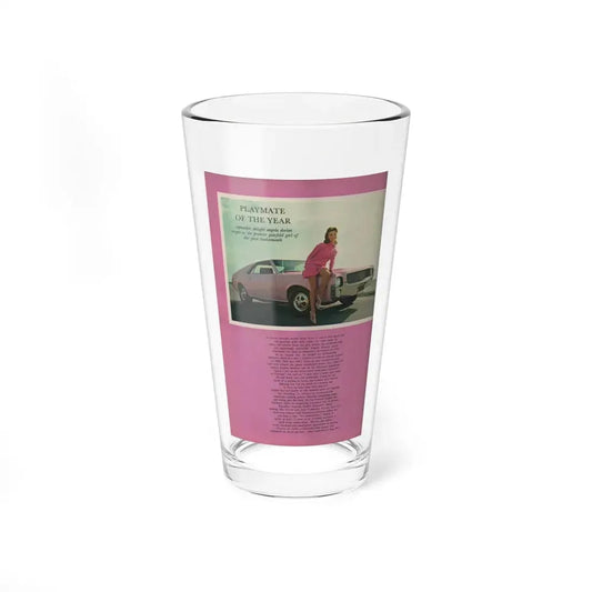 Victoria Vetri #47 - Playboy Mag. May '68 - 1 Photo & Article (Vintage Female Icon) Pint Glass 16oz 16oz - Go Mug Yourself