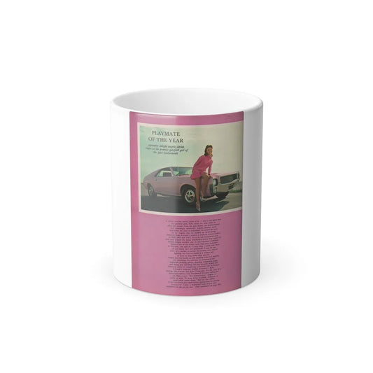 Victoria Vetri #47 - Playboy Mag. May '68 - 1 Photo & Article (Vintage Female Icons) Color Changing Mug 11oz-11oz-Go Mug Yourself