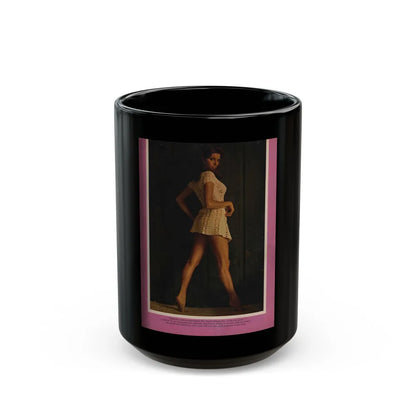 Victoria Vetri #48 - Playboy Mag. May '68 - 1 Photo & Caption (Vintage Female Icon) Black Coffee Mug-15oz-Go Mug Yourself