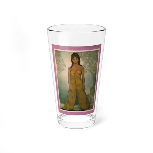Victoria Vetri #49 - Playboy Mag. May '68 - 1 Photo (Vintage Female Icon) Pint Glass 16oz 16oz - Go Mug Yourself
