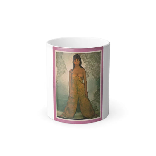 Victoria Vetri #49 - Playboy Mag. May '68 - 1 Photo (Vintage Female Icons) Color Changing Mug 11oz-11oz-Go Mug Yourself