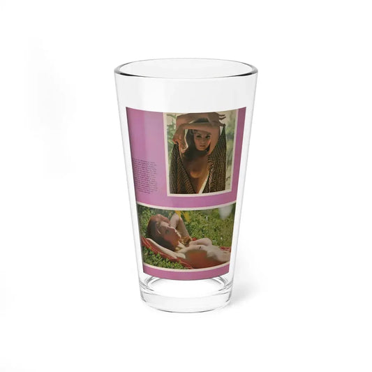 Victoria Vetri #50 - Playboy Mag. May '68 - 1 Photo & Caption (Vintage Female Icon) Pint Glass 16oz 16oz - Go Mug Yourself