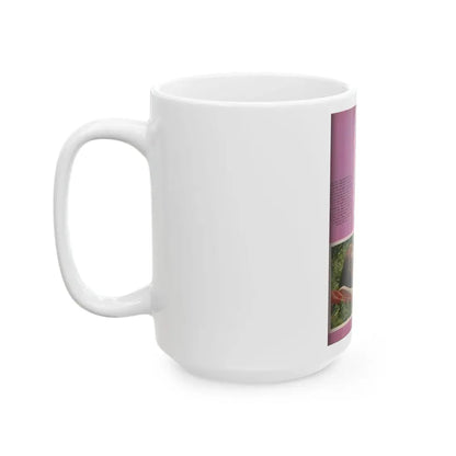 Victoria Vetri #50 - Playboy Mag. May '68 - 1 Photo & Caption (Vintage Female Icon) White Coffee Mug - Go Mug Yourself