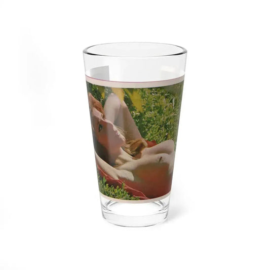 Victoria Vetri #52 - Playboy Mag. May '68 - 1 Topless Photo (Vintage Female Icon) Pint Glass 16oz 16oz - Go Mug Yourself