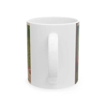 Victoria Vetri #52 - Playboy Mag. May '68 - 1 Topless Photo (Vintage Female Icon) White Coffee Mug - Go Mug Yourself