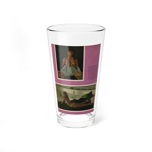 Victoria Vetri #53 - Playboy Mag. May '68 - 2 Topless Photos (Vintage Female Icon) Pint Glass 16oz 16oz - Go Mug Yourself