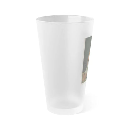 Victoria Vetri #54 - Playboy Mag. May '68 - 1 Topless Photo (Vintage Female Icon) Frosted Pint Glass 16oz-Go Mug Yourself
