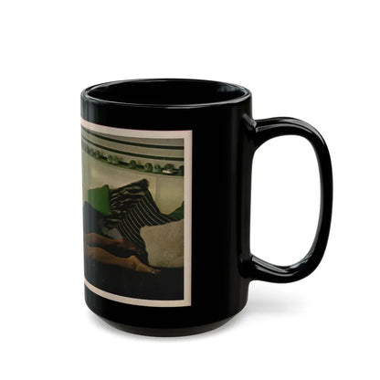 Victoria Vetri #55 - Playboy Mag. May '68 - 1 Topless Photo (Vintage Female Icon) Black Coffee Mug - Go Mug Yourself