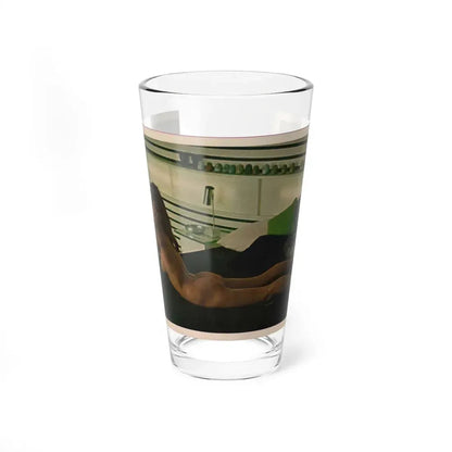 Victoria Vetri #55 - Playboy Mag. May '68 - 1 Topless Photo (Vintage Female Icon) Pint Glass 16oz 16oz - Go Mug Yourself