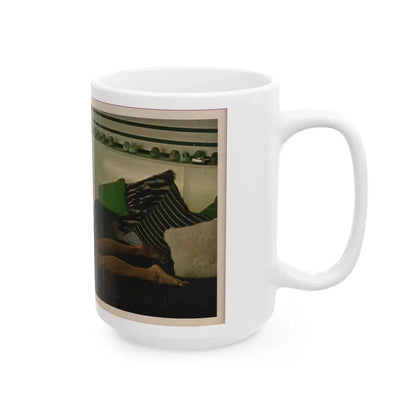 Victoria Vetri #55 - Playboy Mag. May '68 - 1 Topless Photo (Vintage Female Icon) White Coffee Mug - Go Mug Yourself