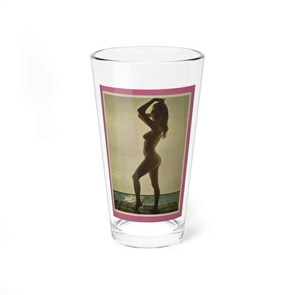 Victoria Vetri #56 - Playboy Mag. May '68 - 1 Topless Photo (Vintage Female Icon) Pint Glass 16oz 16oz - Go Mug Yourself
