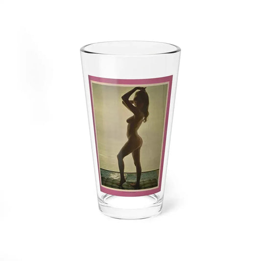 Victoria Vetri #56 - Playboy Mag. May '68 - 1 Topless Photo (Vintage Female Icon) Pint Glass 16oz 16oz - Go Mug Yourself