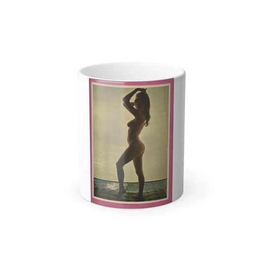 Victoria Vetri #56 - Playboy Mag. May '68 - 1 Topless Photo (Vintage Female Icons) Color Changing Mug 11oz-11oz-Go Mug Yourself