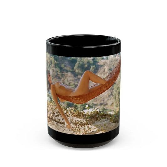 Victoria Vetri #68 (Vintage Female Icon) Black Coffee Mug-15oz-Go Mug Yourself
