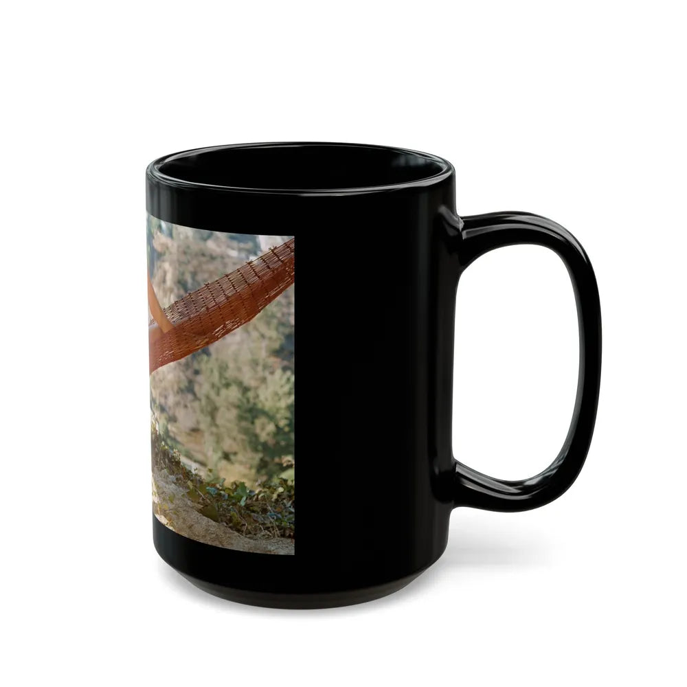 Victoria Vetri #68 (Vintage Female Icon) Black Coffee Mug-Go Mug Yourself