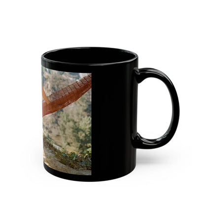 Victoria Vetri #68 (Vintage Female Icon) Black Coffee Mug-Go Mug Yourself