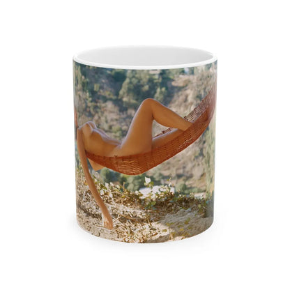 Victoria Vetri #681 (Vintage Female Icon) White Coffee Mug-11oz-Go Mug Yourself