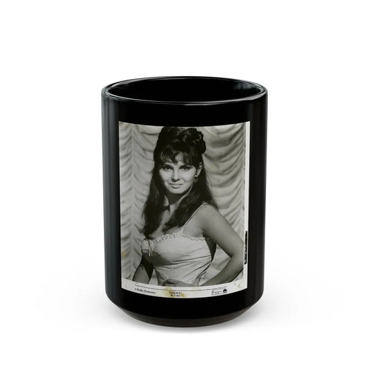 Victoria Vetri #71 (Vintage Female Icon) Black Coffee Mug-15oz-Go Mug Yourself