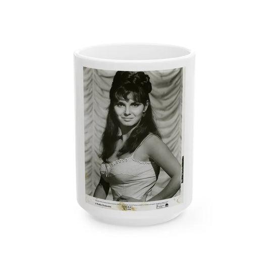 Victoria Vetri #71 (Vintage Female Icon) White Coffee Mug-15oz-Go Mug Yourself