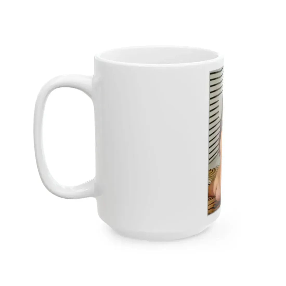 Victoria Vetri #76 - Nude (Vintage Female Icon) White Coffee Mug - Go Mug Yourself