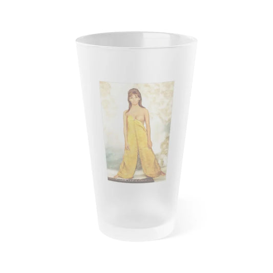 Victoria Vetri #77 (Vintage Female Icon) Frosted Pint Glass 16oz-16oz-Frosted-Go Mug Yourself