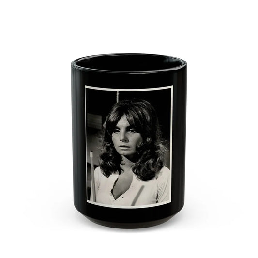 Victoria Vetri #78 (Vintage Female Icon) Black Coffee Mug-15oz-Go Mug Yourself